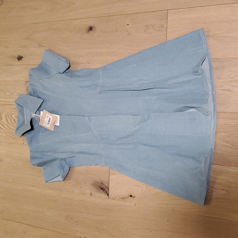 JBQ Denim Sky Boden Dress NWT Size Medium - Picture 2 of 4